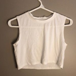 Cute white croptop